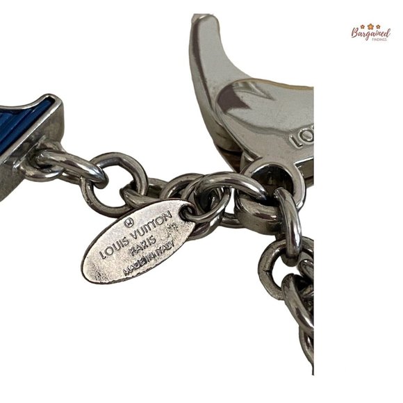 Authentic LOUIS VUITTON Bijossac Fleur De Epi Keyring Bag Charm - M67124 - Picture 5 of 13